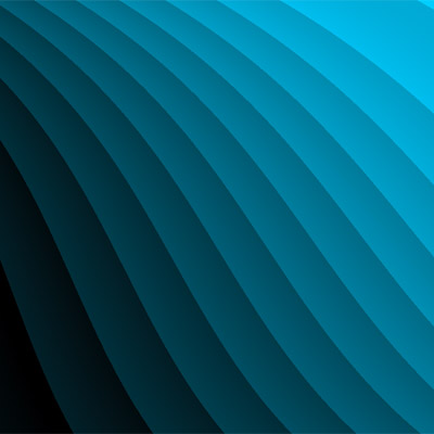 gradient wave blue curve abstract